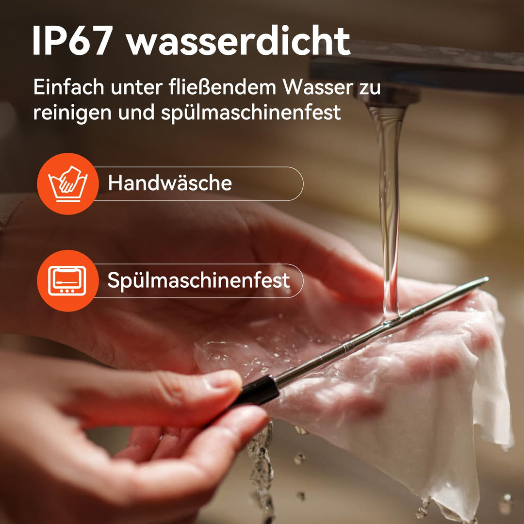 Fleischthermometer kabellos WLAN Bluetooth App-Steuerung Grill - Bild 7