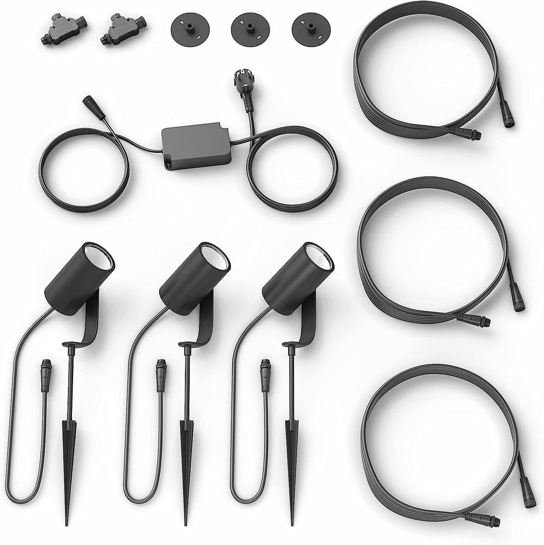 Gartenstrahler LED 3er-Set 16 Mio. Farben IP65 Smart App-steuerbar - Bild 3