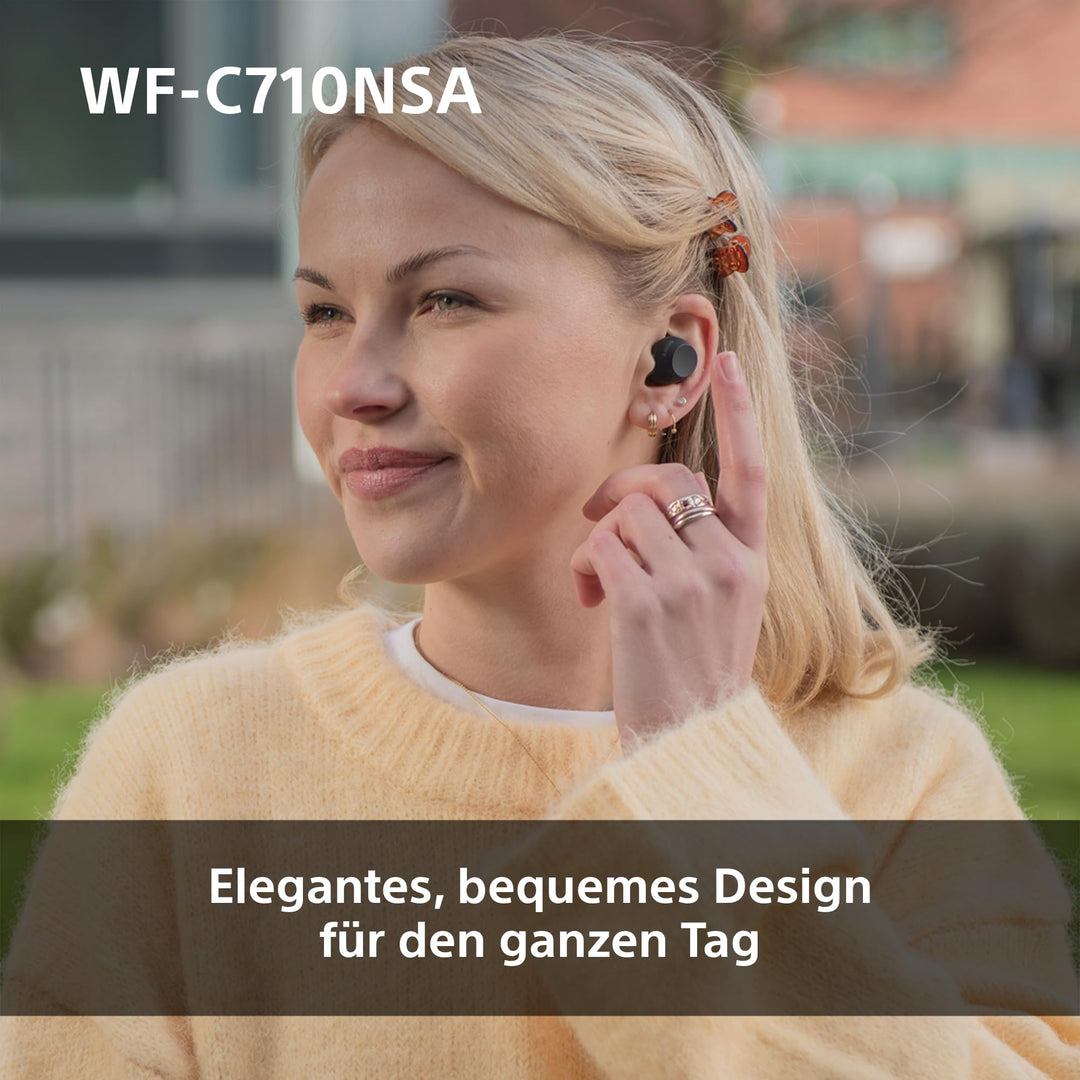 True-Wireless In-Ear Kopfhörer mit ANC 40h Akku IPX4 schwarz - Bild 5