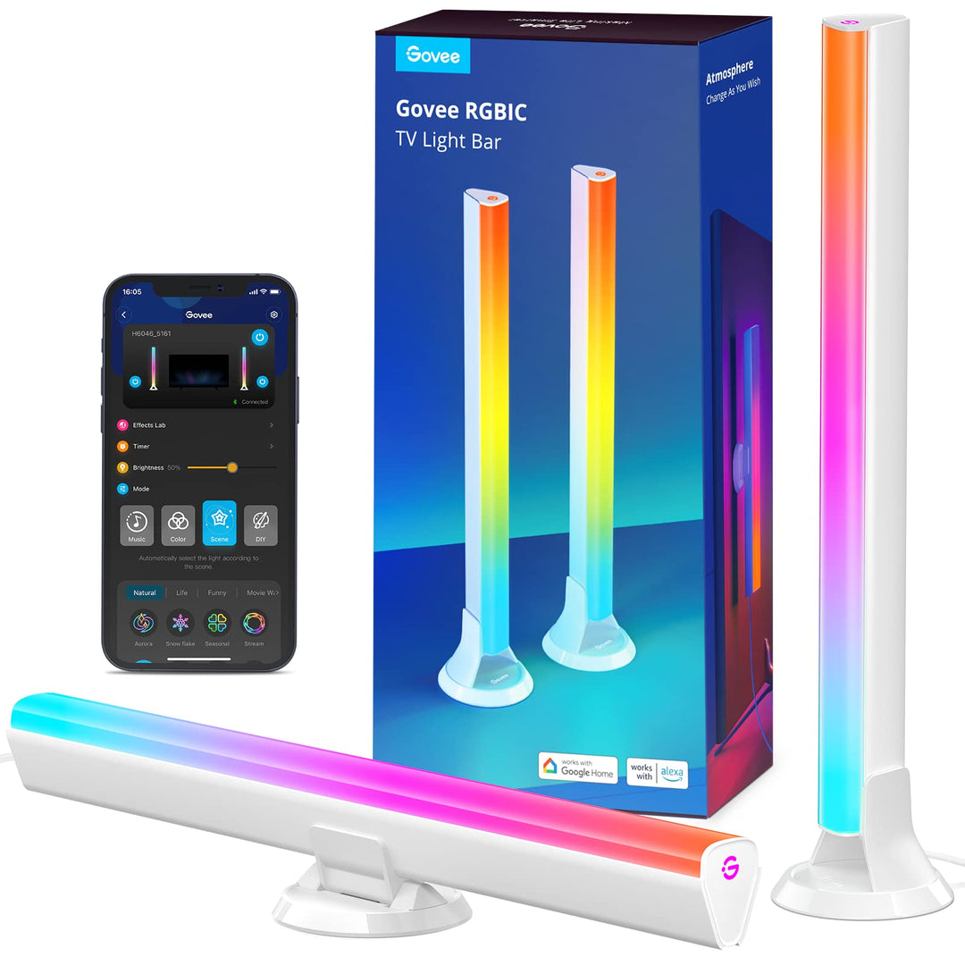 TV Light Bars RGBIC WiFi 16 Mio. Farben 31 Szenenmodi Backlight