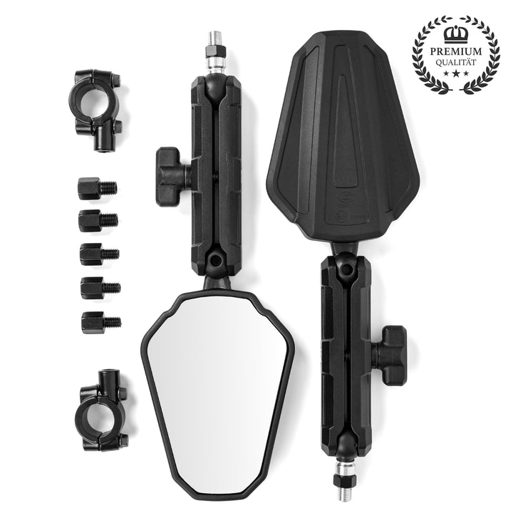 Motorrad Spiegel 360° verstellbar E24-geprüft für 22mm Lenker - Bild 2