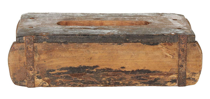 Tissuebox Ziegelform Holz Unikat 31x15cm für Kosmetiktücher - Bild 3