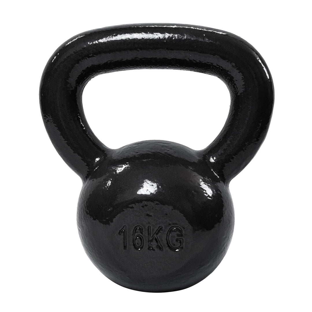 Kugelhantel Gusseisen 16 kg mit strukturiertem Griff
