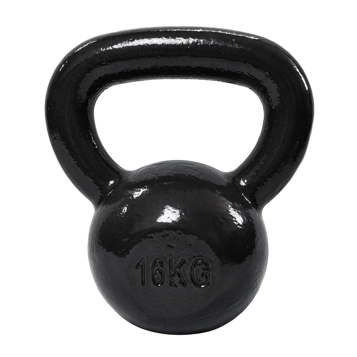 Kugelhantel Gusseisen 16 kg mit strukturiertem Griff