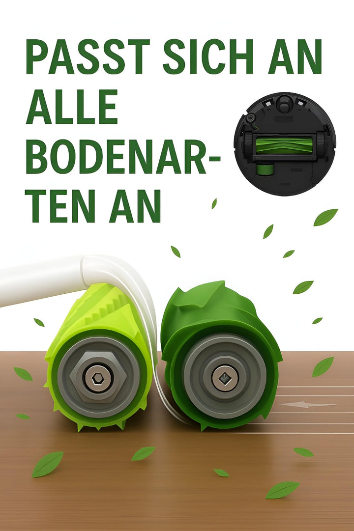 Roomba Ersatzteile-Set E/i/j-Serie 6 Filter 6 Seitenbürsten 2 Rollen - Bild 5