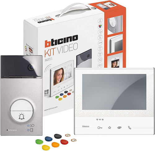 Video-Türsprechanlage WLAN 2-Draht Set 7" Touchscreen 105° Kamera