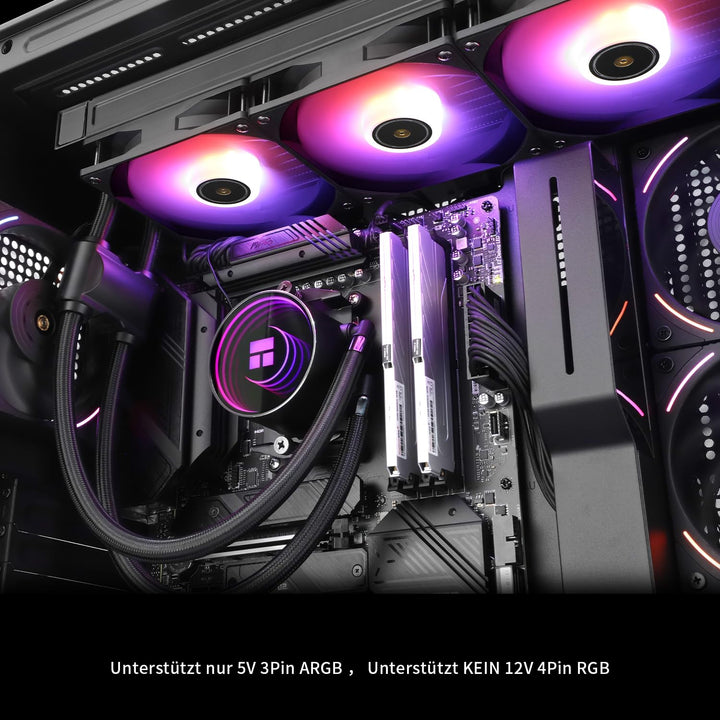 CPU-Wasserkühlung 360mm ARGB Kupfer-Wasserblock Intel &amp; AMD - Bild 6