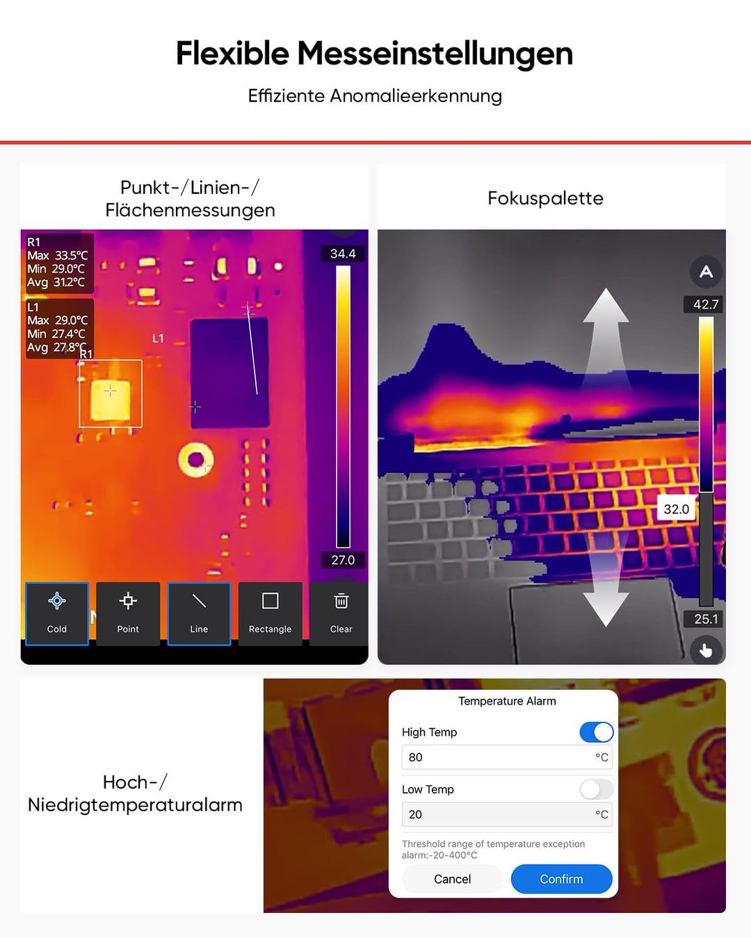 Wärmebildkamera Smartphone 512x384 SuperIR USB-C für Inspektion - Bild 10