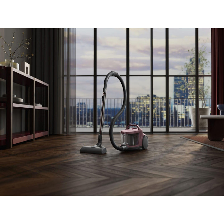Staubsauger beutellos mit HEPA-Filter 1000W 2L Behälter dunkelrot