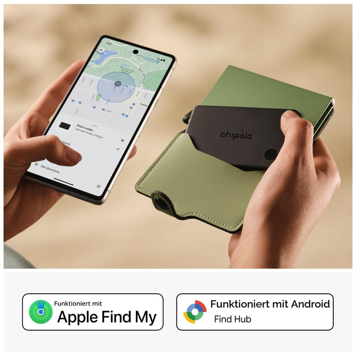 Bluetooth Wallet-Tracker Karte wiederaufladbar IP67 für Geldbeutel - Bild 2