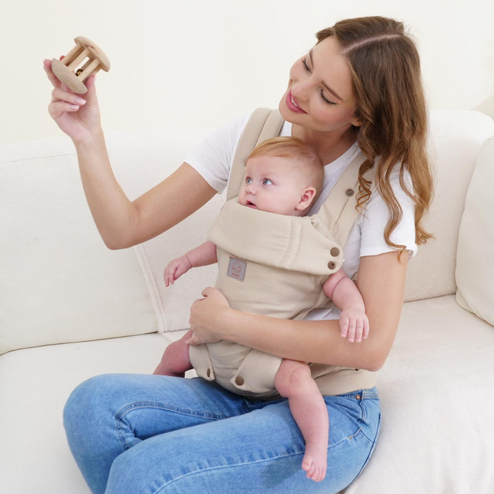 Babytrage Ergonomisch 3-in-1 Baumwolle für 3,2–15 kg Kleinkinder - Bild 7