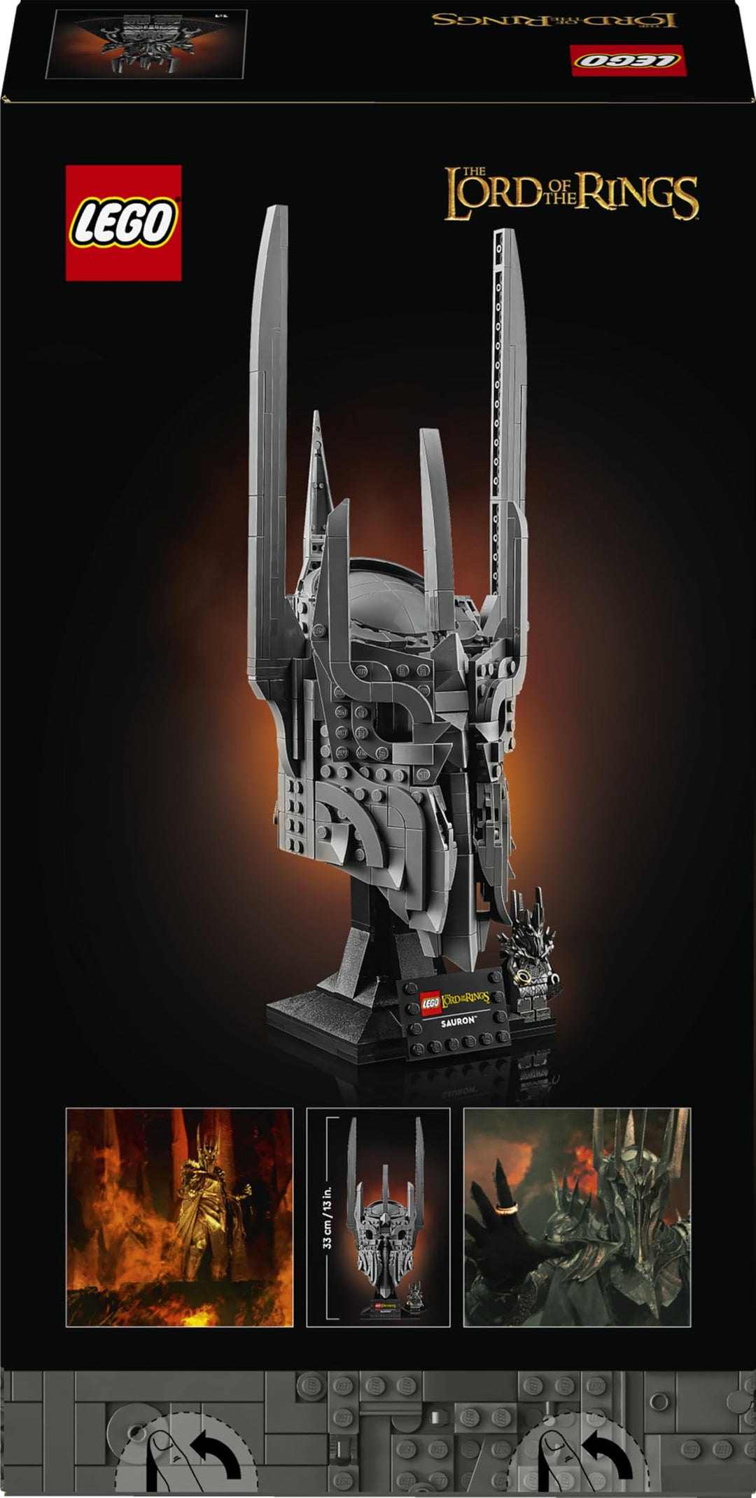 Saurons Helm Bauset Herr der Ringe 538 Teile mit Minifigur - Bild 11