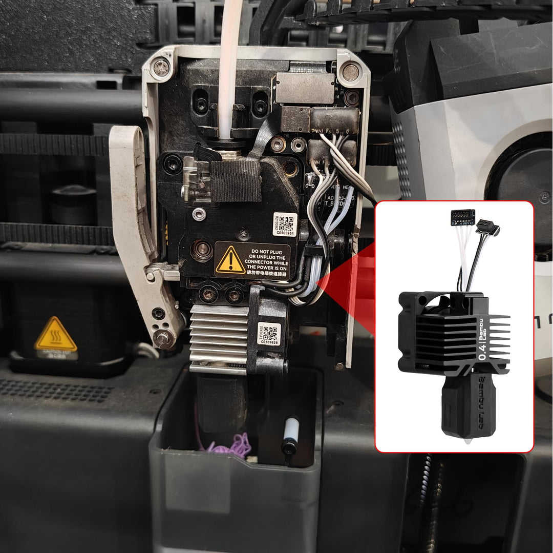 Hotend Kit 0,4mm Hartstahlduese fuer Bambu Lab P1P / P1S - Bild 8