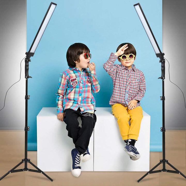 LED Studioleuchte Set 2x 24W dimmbar fuer Foto und Video - Bild 4