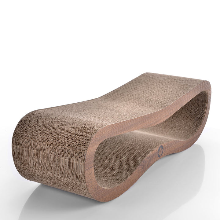 Kratzbrett Lounge Orbit XXL Wellpappe mit Katzenminze 84x24x23cm - Bild 5