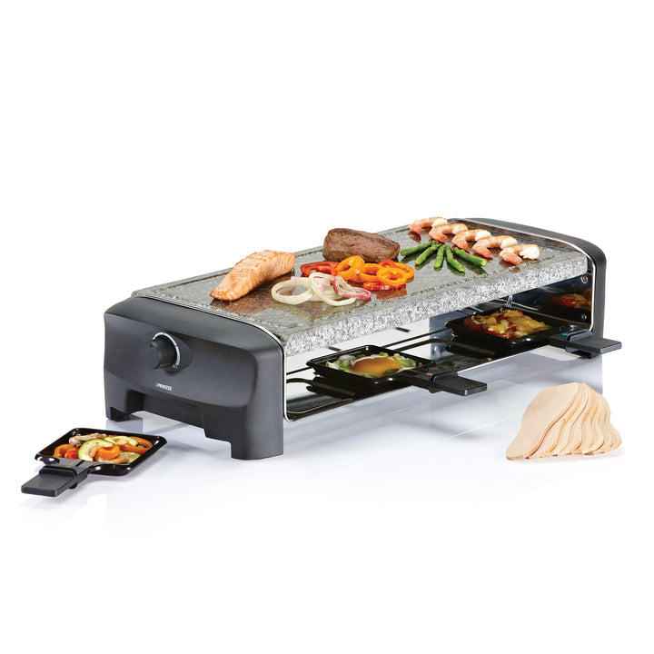 Raclette-Steingrill 1400W für 8 Personen mit Natursteinplatte - Bild 6