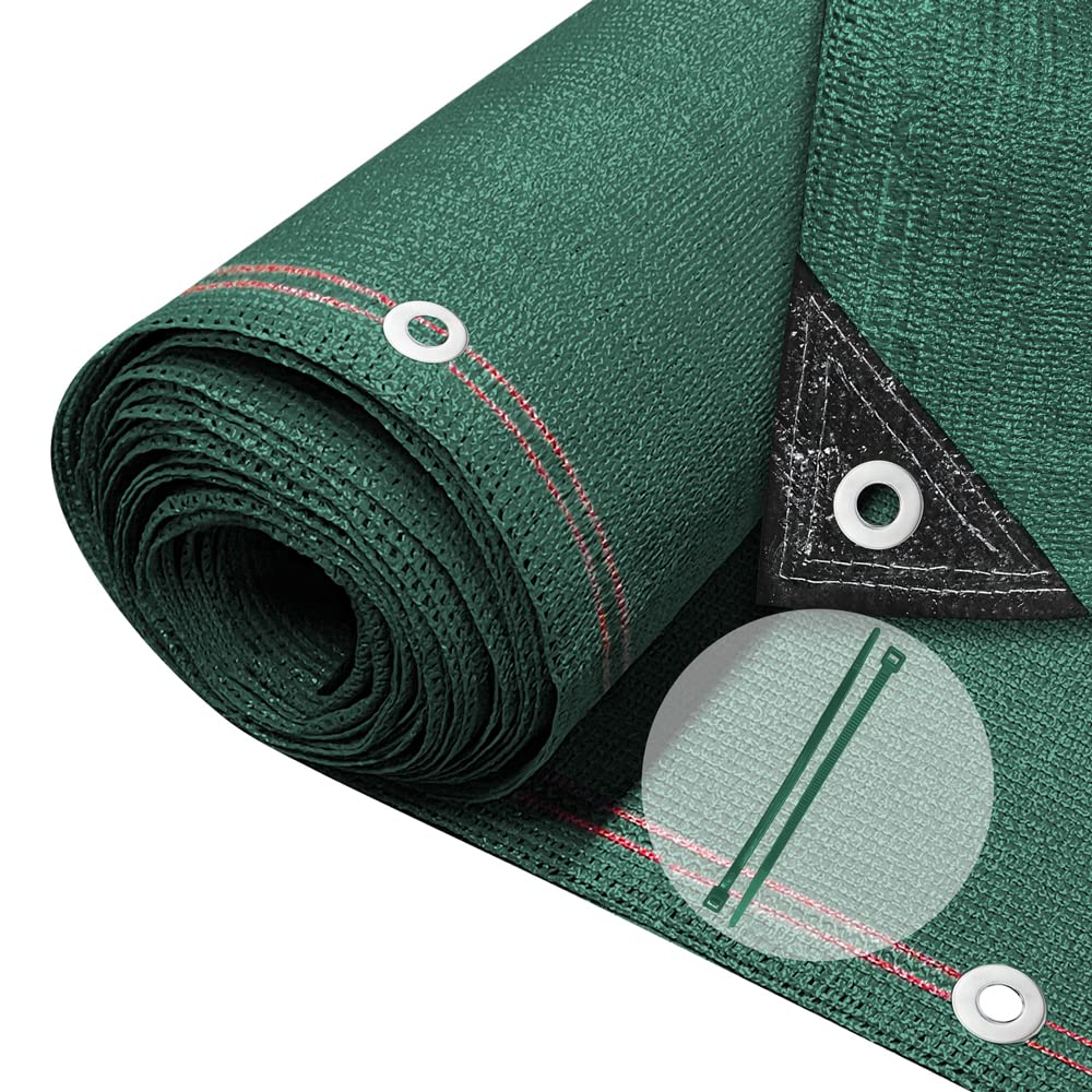 Sichtschutznetz HDPE 1,5×10m 230g/m² 95% Beschattung grün