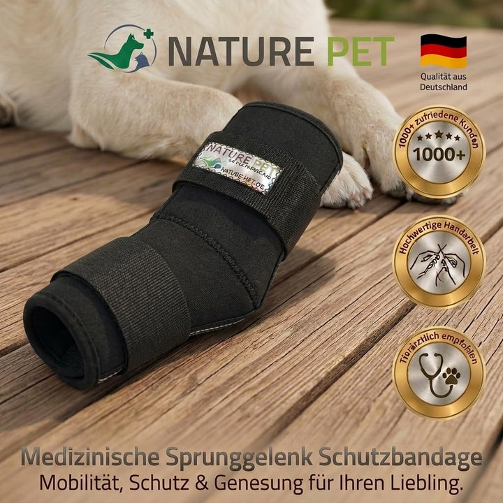 Sprunggelenk Schutzbandage Hund Neopren Hinterbein 135° Winkel XXS - Bild 8