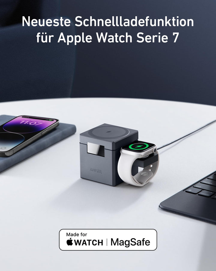 3-in-1 Ladewürfel MagSafe 15W für iPhone, Apple Watch &amp; AirPods - Bild 5