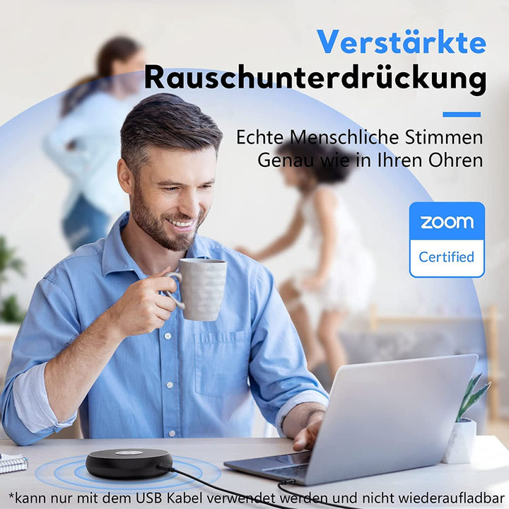 Konferenz-Lautsprecher USB mit Mikrofon für 1–4 Personen - Bild 2