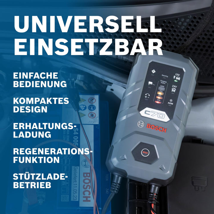 Batterieladegerät 12V/24V für Blei-Säure AGM EFB GEL 2–300 Ah - Bild 6