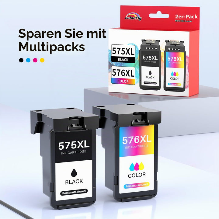 Druckerpatronen XL kompatibel PG-575XL + CL-576XL 2er-Pack - Bild 6