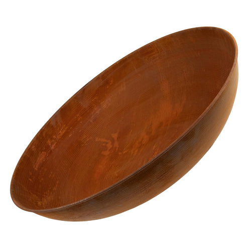 Pflanzschale Cortenstahl Rost Ø 53 cm, 13 cm tief für Säule