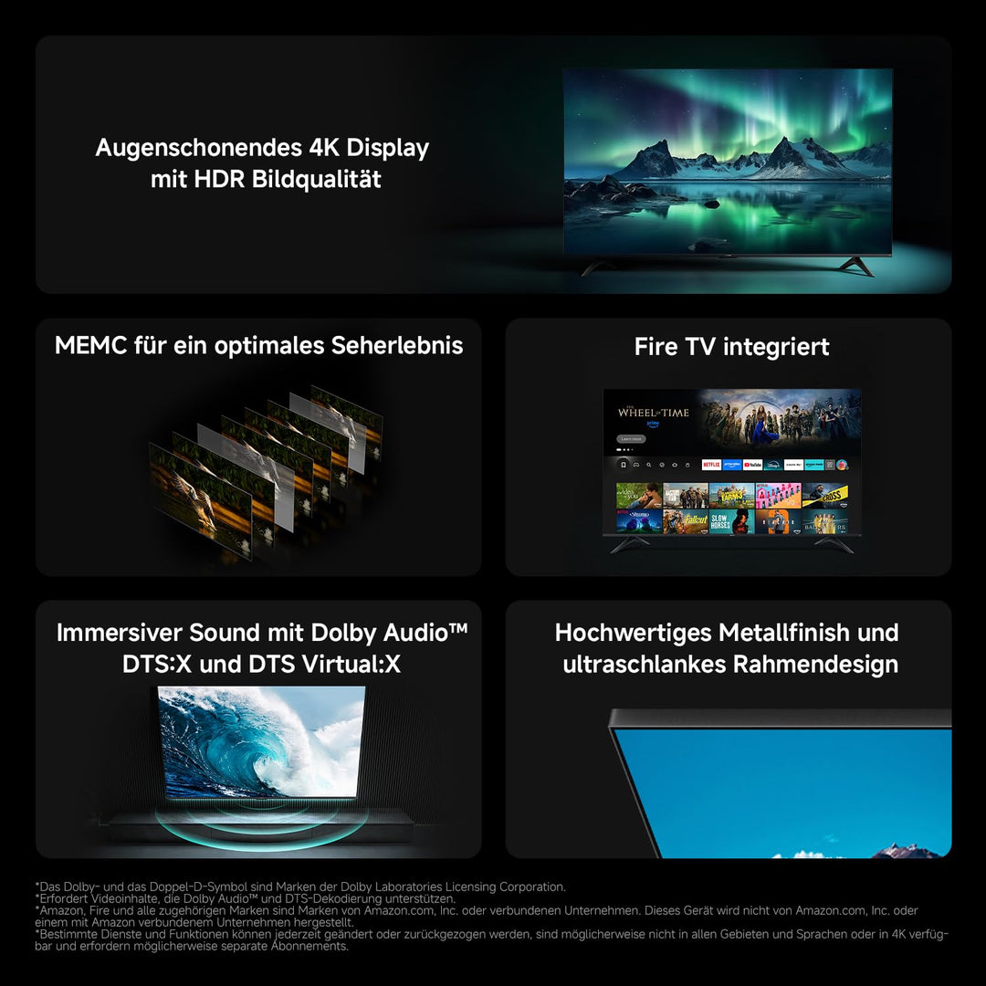 Smart TV 43 Zoll 4K UHD QD-Mini-LED Fire OS HDR10+ - Bild 2