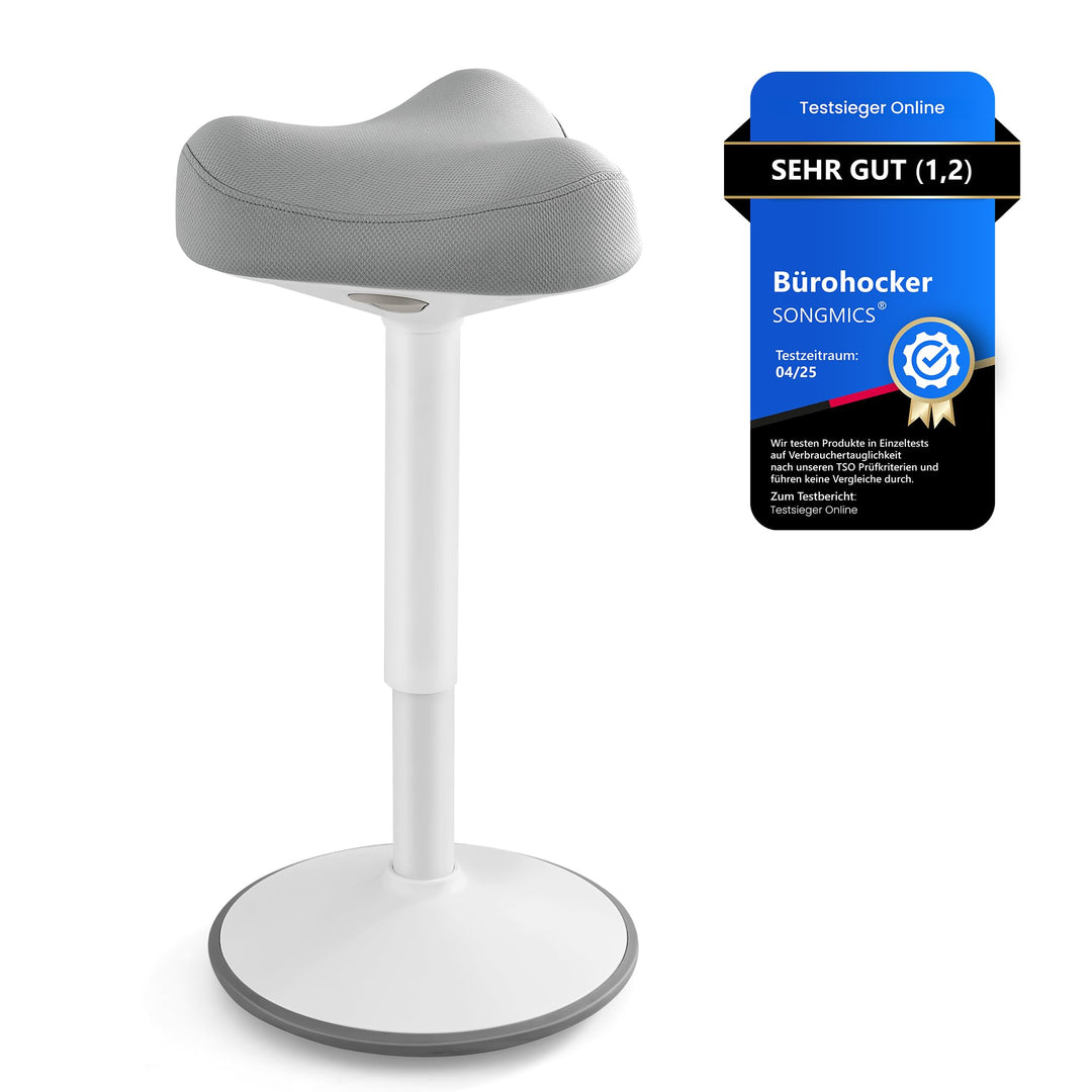 Stehhocker Sattelsitz 360° neigbar höhenverstellbar 58-83 cm