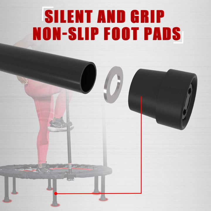 Fitness Trampolin faltbar mit Griff 101.6 cm für Heimtraining