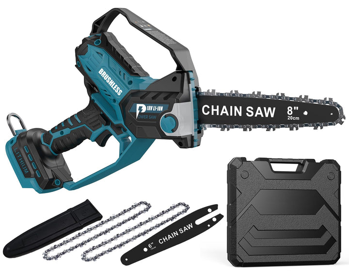 Akku-Kettensäge 2-in-1 bürstenlos 6+8 Zoll für Makita 18V