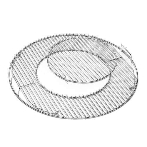 Grillrost Rund 54,6 cm Ersatz für Weber 57cm Kettle beschichteter Stahl
