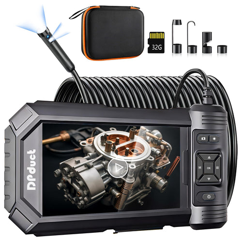 Inspektionskamera Dual-Lens 10m Kabel 5-Zoll IPS Display IP67