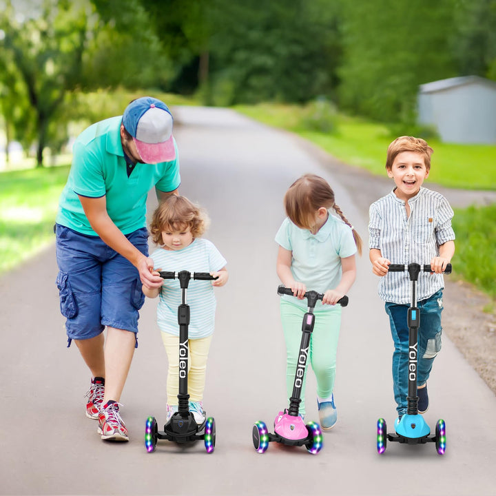 Dreirad-Scooter Kinder faltbar höhenverstellbar 58–82 cm ab 3 Jahre - Bild 7