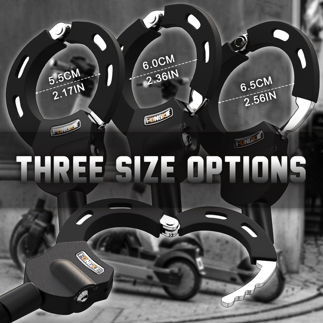 Kettenschloss E-Scooter 8mm Stahl mit Aufbewahrungstasche 55cm - Bild 7