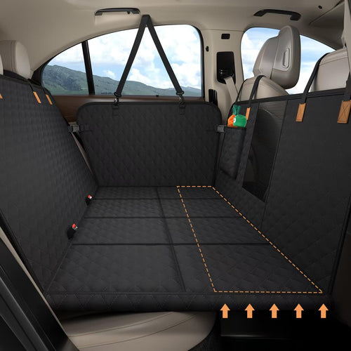 Hunde Rücksitzschutz Auto 127x62cm wasserdicht mit Hartschale