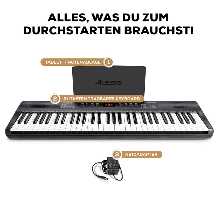 Keyboard Piano 61 Tasten mit 300 Sounds für Einsteiger - Bild 3