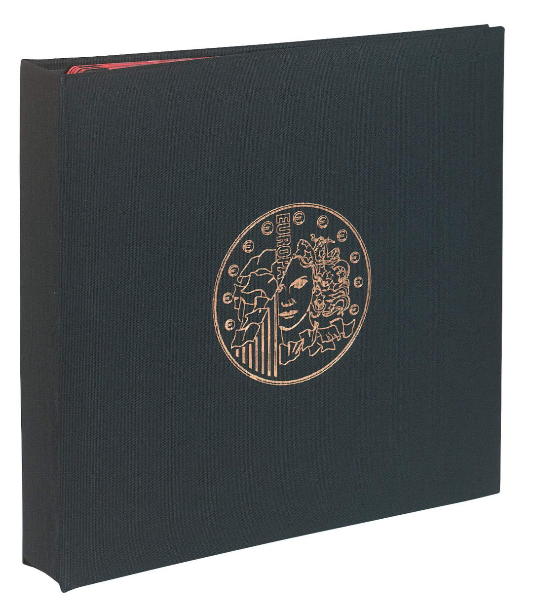 Münzalbum Ringbuch schwarz 5 Seiten für 215 Münzen 20-30mm - Bild 2