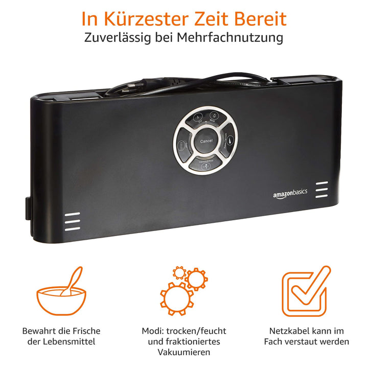 Vakuumierer 30 cm Nahtbreite mit 10 Beuteln für Sous-Vide - Bild 8