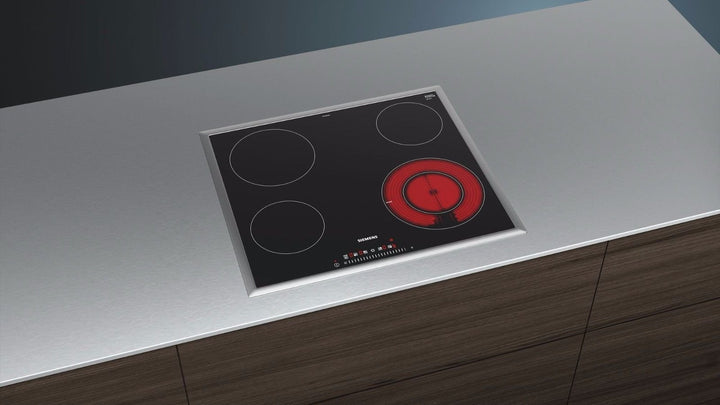Keramikkochfeld 60 cm Einbau 4 Kochzonen TouchSlider schwarz - Bild 2