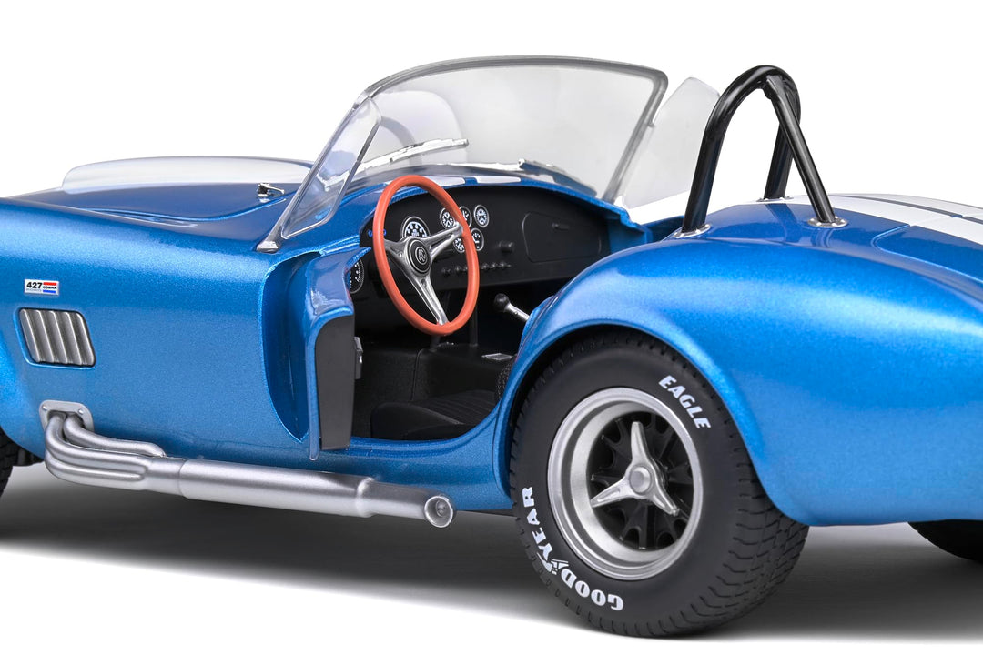 Modellauto AC Cobra 427 MKII 1965 Druckguss 1:18 Blau metallic - Bild 4