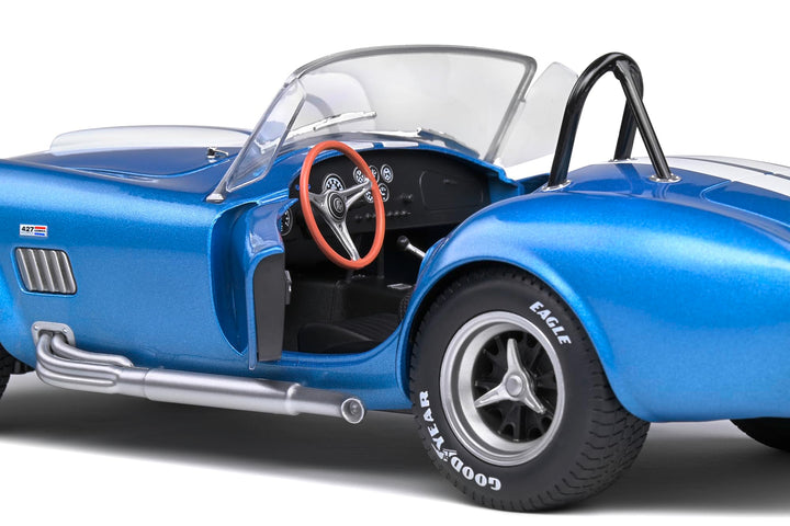 Modellauto AC Cobra 427 MKII 1965 Druckguss 1:18 Blau metallic - Bild 4