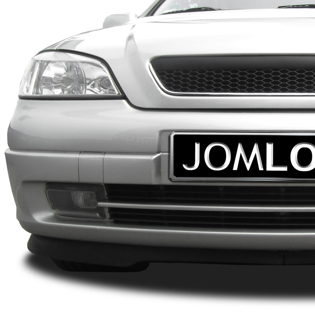 Kühlergrill Opel Astra G Wabengitter schwarz mit Chromrahmen ohne Emblem - Bild 3
