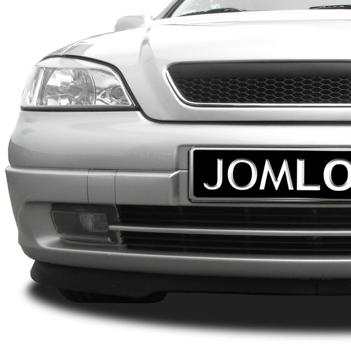 Kühlergrill Opel Astra G Wabengitter schwarz mit Chromrahmen ohne Emblem - Bild 3