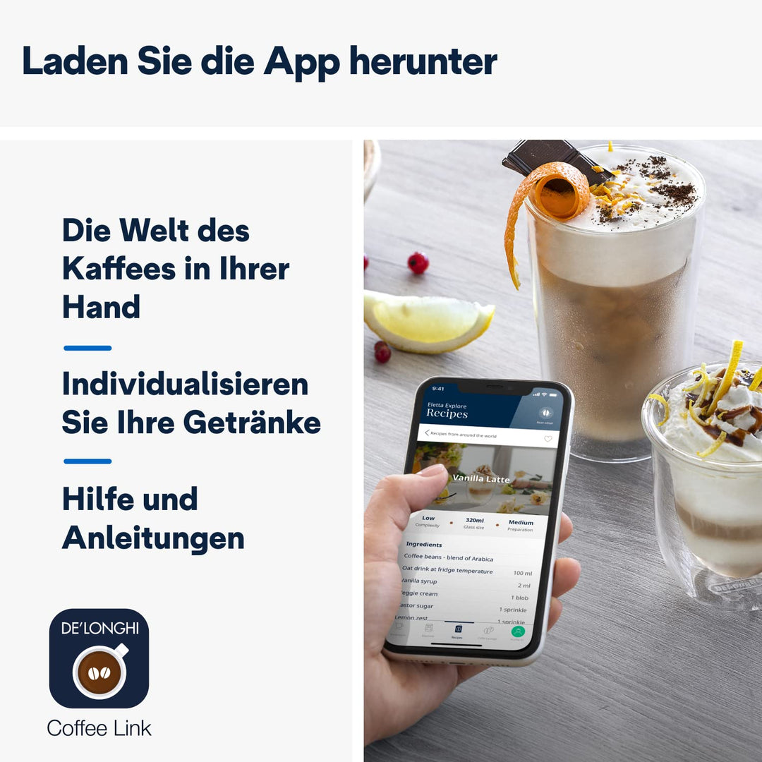 Kaffeevollautomat 40+ Getränke heiss &amp; kalt TFT-Display 4 Profile - Bild 7