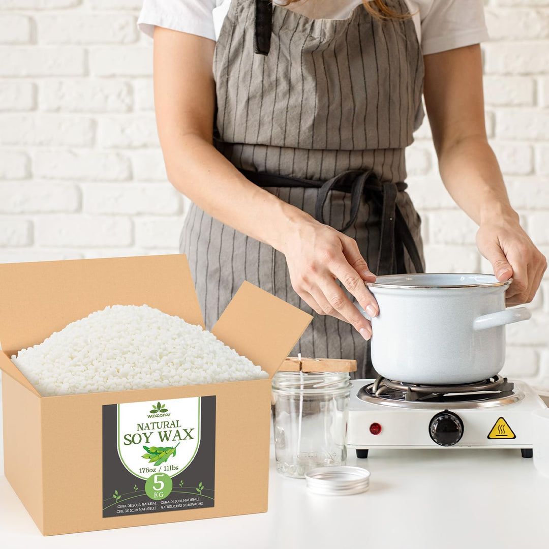 Sojawachs Kerzen Granulat 5 kg, 100% naturrein, zum Giessen - Bild 5