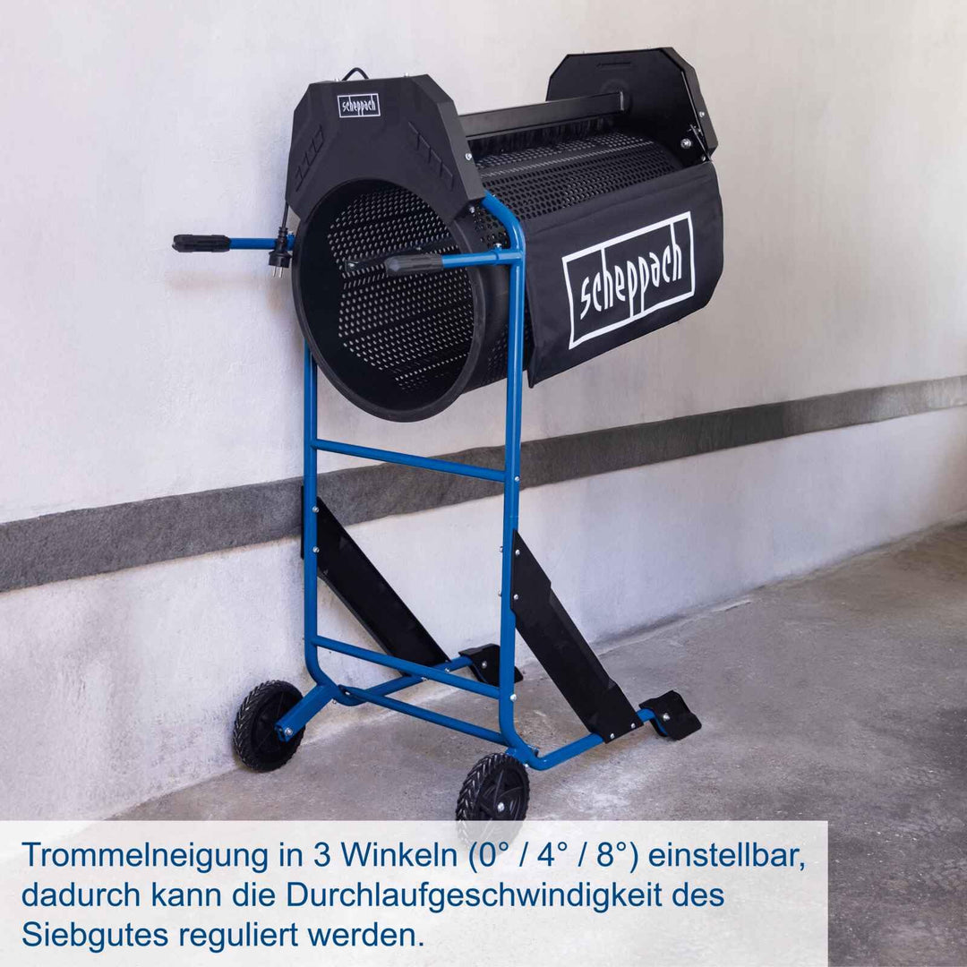 Rollsieb elektrisch 350W Trommelsieb für Erde Kompost Sand - Bild 7