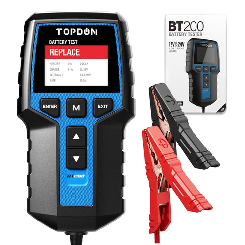 Autobatterie-Tester 12V 24V 100-2000 CCA mit Farb-LCD für KFZ LKW Boot