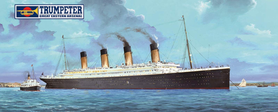 Modellbausatz RMS Titanic 1:200 mit LED-Beleuchtung, 1280+ Teile