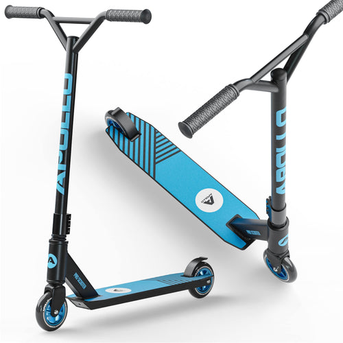 Stunt Scooter Aluminium 100mm Rollen ABEC-9 ab 6 Jahre Schwarz/Blau